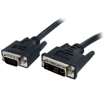 StarTech.com, Male DVI-A to Male VGA  Cable, 2mBlack sheath [DVIVGAMM2M]; 213-3066