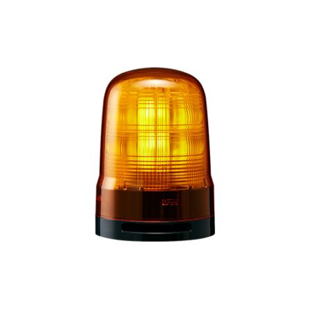 Patlite SF Series Amber Sounder Beacon, 100 →240 VAC, IP66, Base Mount [SF10-M2KTB-Y]; 215-4743