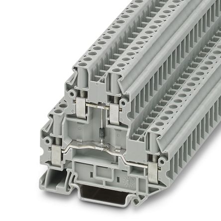 Phoenix Contact UTTB Series UTTB 4-DIO/O-U Terminal Block Connector, 4-Way, 30A, 26 → 10 AWG Wire, Screw [3046809]; 216-3459