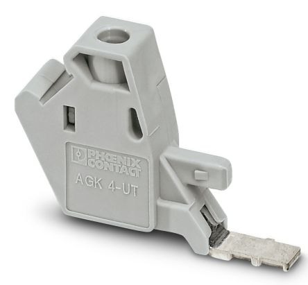 Phoenix Contact PTPOWER Series AGK 4-UT 10 Terminal Block Connector, 1-Way, 32A, 26 → 10 AWG Wire, Screw [3047112]; 216-3464