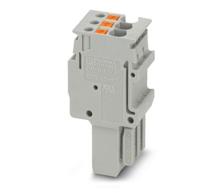 Phoenix Contact, PP - H 1, Pluggable Terminal Block, Plug, 3212523 [3212523]; 216-3473