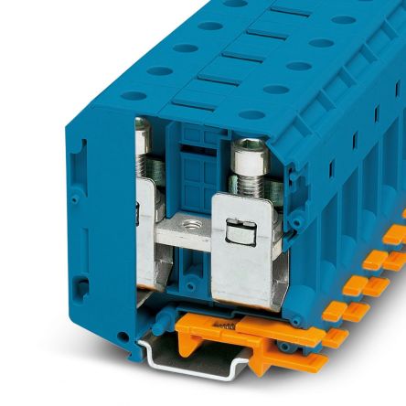 Phoenix Contact 3244601 UKH 70 Series Blue, 16 → 95mm², Screw Termination, ATEX, IECEx [3244601]; 216-3477