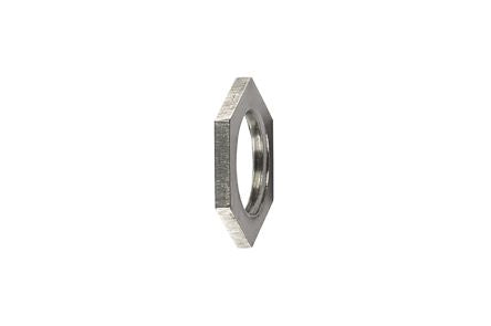 HellermannTyton Locknut, Conduit Fitting, M25, Nickel Plated Brass, Metal [166-50103 ALNPB-M25-NPB-ML]; 216-4084