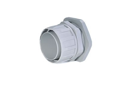 HellermannTyton Straight, Conduit Fitting, 56mm Nominal Size, PG48, Polypropylene, Grey IP54 rating [167-00517 FG56-PG48-PP-GY]; 216-4130