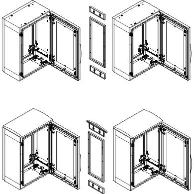 Schneider Electric PanelSeT Series Coupling Kit for Use with Thalassa PLA [NSYMUPLA103G]; 220-1512
