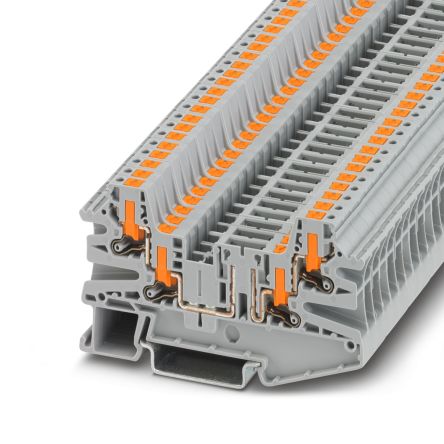 Phoenix Contact 1079072 PTV Series Grey, Push In Termination [1079072]; 220-5595