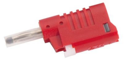 SAM Red Male Banana Connectors [1350-E16]; 221-4416