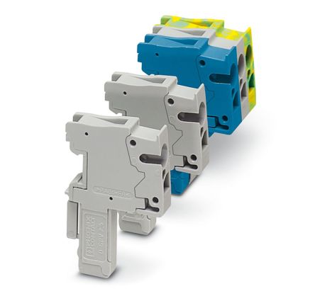 Phoenix Contact SPV Series SPV 2,5/ 1-R BU Terminal Plug, 1-Way, 24A, 28 - 12 Wire, Spring Cage Termination [3041095]; 224-9917