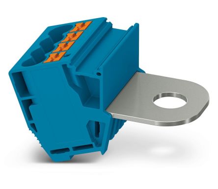 Phoenix Contact 1083237 AGK PT Series Blue, 10mm², Single-Level, Push In Termination [1083237]; 226-4309