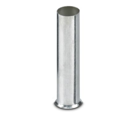 Phoenix Contact Bootlace Ferrule, 32mm Pin Length, 7.3mm Pin Diameter, Silver [1090636]; 226-4364