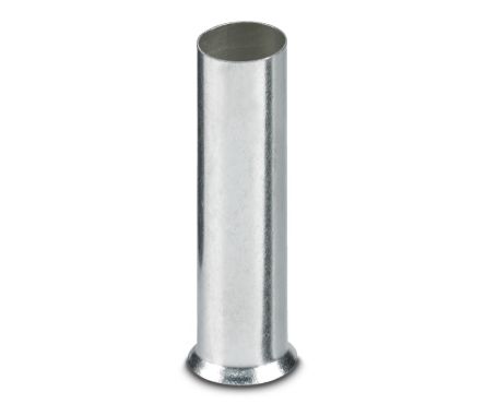 Phoenix Contact Bootlace Ferrule, 32mm Pin Length, 8.2mm Pin Diameter, Silver [1090638]; 226-4365