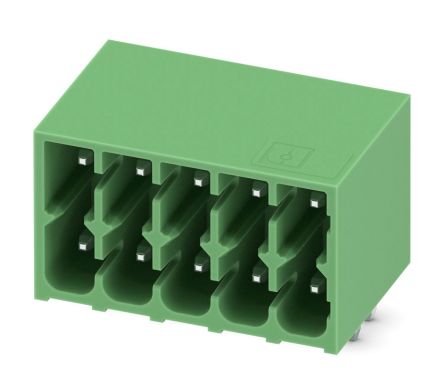 Phoenix Contact, 3.5mm Pitch, DMC 1.5, 5 Way, Right Angle, Pluggable Terminal Block, Header, Through Hole, Solder [1053811]; 228-6963
