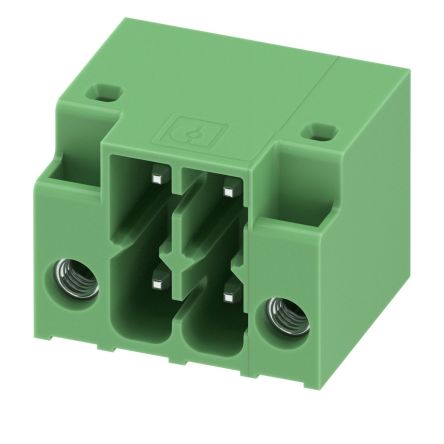 Phoenix Contact, 3.5mm Pitch, DMC 1.5, 2 Way, Right Angle, Pluggable Terminal Block, Header, Through Hole, Solder [1053864]; 228-6978