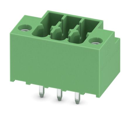 Phoenix Contact, 3.5mm Pitch, DMCV 1.5, 3 Way, Pluggable Terminal Block, Header, Plug-In, 1053973 [1053973]; 228-6996