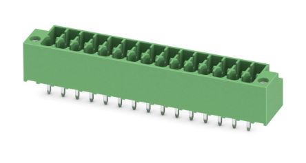 Phoenix Contact, 3.5mm Pitch, DMCV 1.5, 15 Way, Pluggable Terminal Block, Header, Plug-In, 1054076 [1054076]; 228-7004