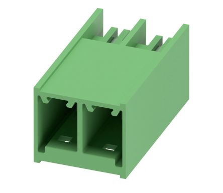 Phoenix Contact, 7.62mm Pitch, PC 6, 2 Way, Pluggable Terminal Block, Header, Plug-In, 1054546 [1054546]; 228-7010