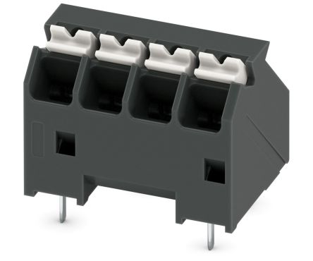 Phoenix Contact SPTA-THR Series PCB Terminal Block, 4-Contact, 3.81mm Pitch, Through Hole Mount, 1-Row [1071180]; 228-7016