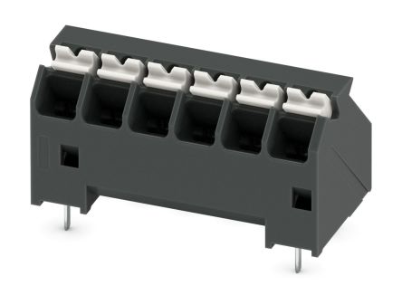 Phoenix Contact SPTA-THR Series PCB Terminal Block, 6-Contact, 3.81mm Pitch, Through Hole Mount, 1-Row [1071183]; 228-7018