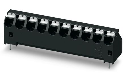 Phoenix Contact SPTA-THR Series PCB Terminal Block, 11-Contact, 5.08mm Pitch, Through Hole Mount, 1-Row [1071211]; 228-7035