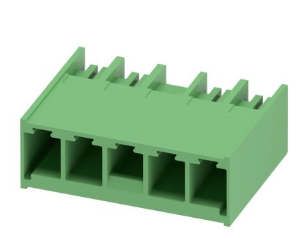 Phoenix Contact, 7.62mm Pitch, PC 6, 4 Way, Pluggable Terminal Block, Header, Plug-In, 1717035 [1717035]; 228-7061