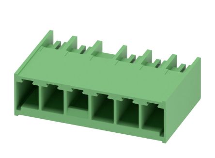 Phoenix Contact, 7.62mm Pitch, PC 6, 5 Way, Pluggable Terminal Block, Header, Plug-In, 1717036 [1717036]; 228-7062