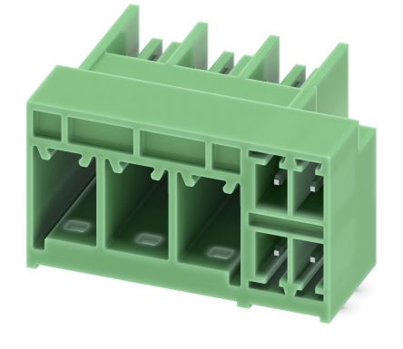 Phoenix Contact, 7.62mm Pitch, PCH 6, 7 Way, , Pluggable Terminal Block, Hybrid Header, 1717103 [1717103]; 228-7065