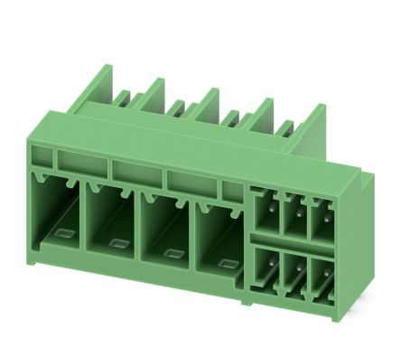 Phoenix Contact, 7.62mm Pitch, PCH 6, 10 Way, , Pluggable Terminal Block, Hybrid Header, 1717106 [1717106]; 228-7068