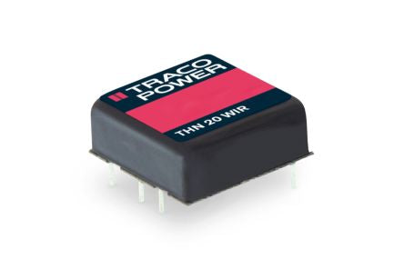 TRACOPOWER THN 20WIR DC-DC Converter, 24V dc/, 18 → 75 V dc Input, 20W, Through Hole [THN 20-4815WIR]; 230-4717