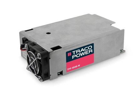 TRACOPOWER AC-DC Power Supply, TPP 450-148B-M, 48V dc, 9.4A, 450W, 1 Output, 85 → 264V ac Input Voltage [TPP 450-148B-M]; 230-4751