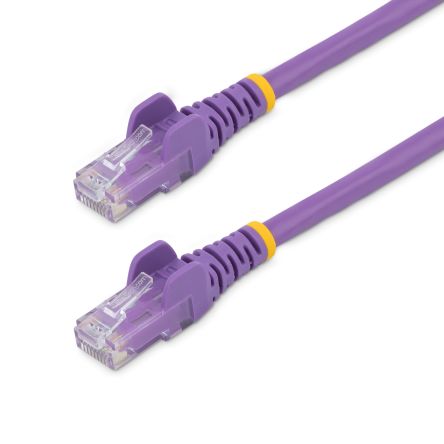 StarTech.com, 1.5m Cat6, Purple RJ45 to Male RJ45 Male, U/UTP Unshielded, Terminated PVC Sheath [N6PATC150CMPL]; 230-5575
