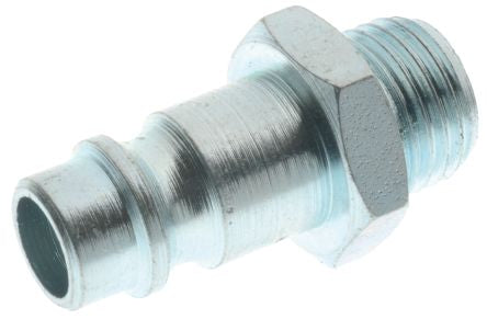 RS PRO Nickel Plated Brass Male Pneumatic Straight Threaded-to-Tube Adapter, 1/4 in Male Threaded, Tube [0]; 231-2514