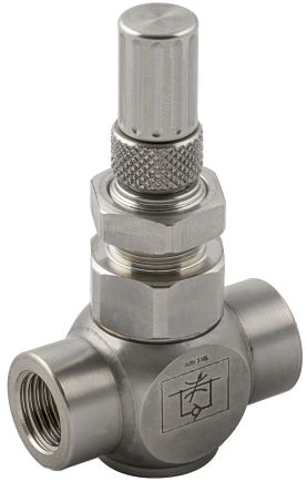 RS PRO 66085 Series Threaded Flow Regulator, 1/2 in Female Inlet Port, 1/2in Tube Inlet Port x 1/2 in Female Outlet Port [0]; 231-2712