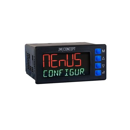 JM CONCEPT XALIS 9000 LCD Display, Two Color Digital Digital Panel Multi-Function Meter, 45mm x 92mm [XALIS9200U1]; 231-3891