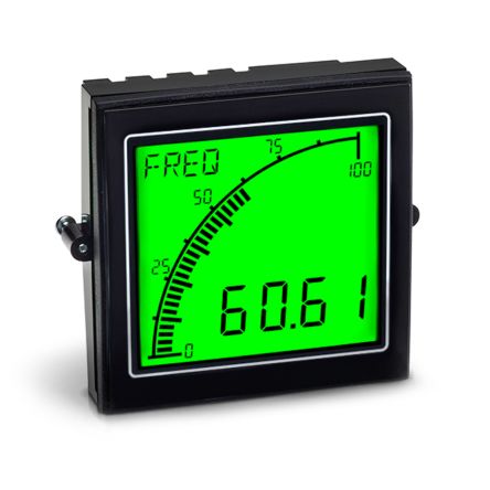 Trumeter LCD Digital Panel Multi-Function Meter for Current, Frequency, Voltage, 68mm x 68mm [APM-M1-APO]; 231-4110