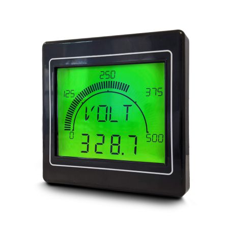 Trumeter LCD Digital Panel Multi-Function Meter, 68mm x 68mm [APM-MAX-M21-PL-4B]; 231-4113