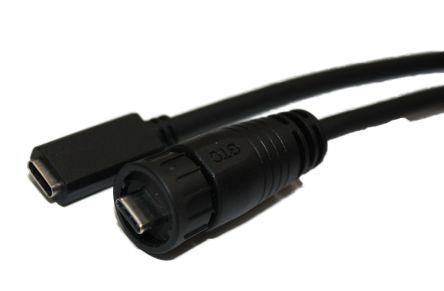 RS PRO USB 3.1, Male USB C to Female USB C, 2m [0]; 231-7895
