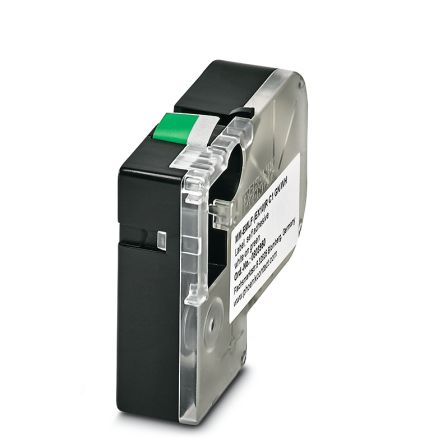 Phoenix Contact MM-EMLF White on Green Label Printer Tape, 8m Label Length [0803950]; 233-3381