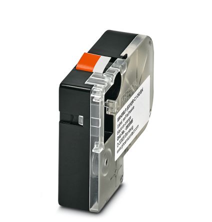 Phoenix Contact MM-EMLF Black on Orange Label Printer Tape, 8m Label Length [0803955]; 233-3385
