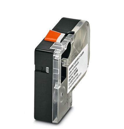Phoenix Contact MM-EMLF Black on Orange Label Printer Tape, 8m Label Length [0803956]; 233-3386