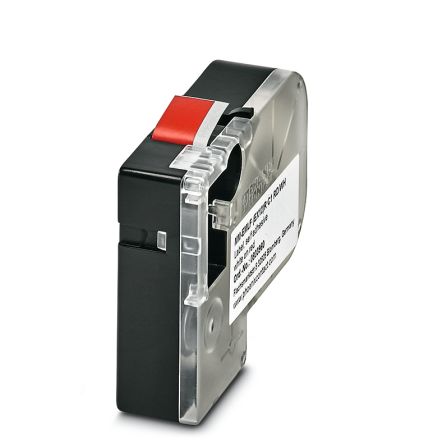 Phoenix Contact MM-EMLF White on Red Label Printer Tape, 8m Label Length [0803960]; 233-3390