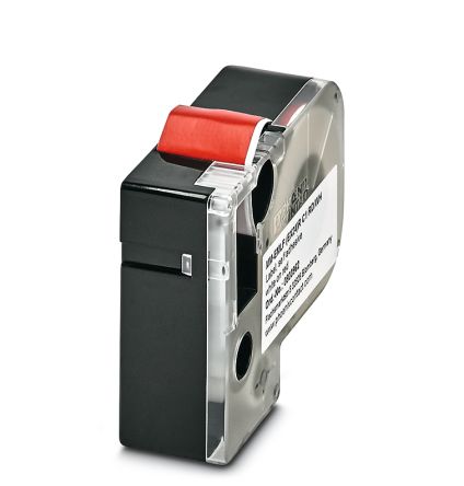 Phoenix Contact MM-EMLF White on Red Label Printer Tape, 8m Label Length [0803962]; 233-3392