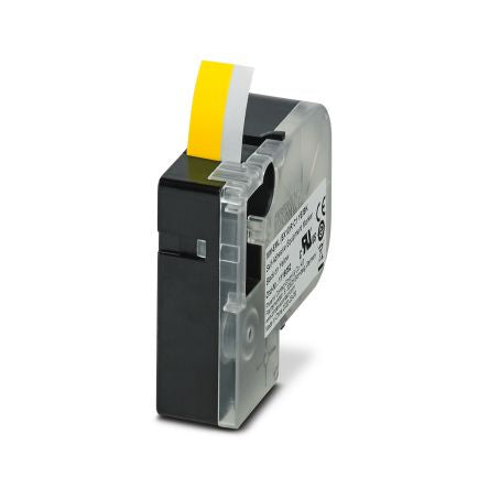 Phoenix Contact MM-EML Black on Yellow Label Printer Tape, 8m Label Length [1116052]; 233-3420