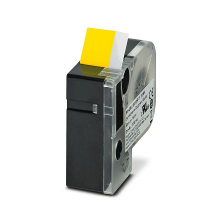 Phoenix Contact MM-EML Black on Yellow Label Printer Tape, 8m Label Length [1116114]; 233-3422