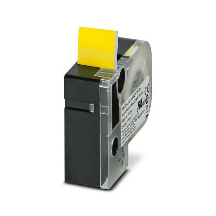 Phoenix Contact MM-EML Black on Yellow Label Printer Tape, 8m Label Length [1116131]; 233-3424