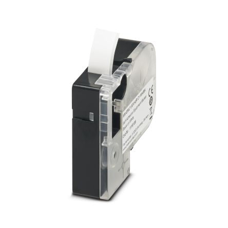 Phoenix Contact MM-EMLF Black on White Label Printer Tape, 8m Label Length [1116135]; 233-3427
