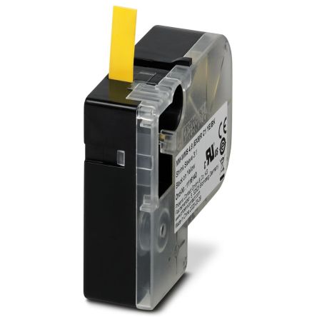 Phoenix Contact 8 (EX9)R C1 YE/BK, MM-WMS 4 Heat Shrink Cable Marker, Yellow, 1.6 → 4.8mm Cable, for , for [1116140]; 233-3433