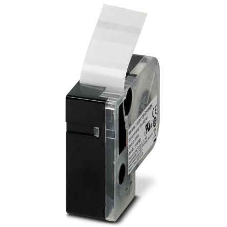 Phoenix Contact 5 (24X13)R C1 WH/BK, MM-WML 7 Adhesive Cable Marker, White, 7.5mm Cable, for , for THERMOMARK, 1116198 [1116198]; 233-3452