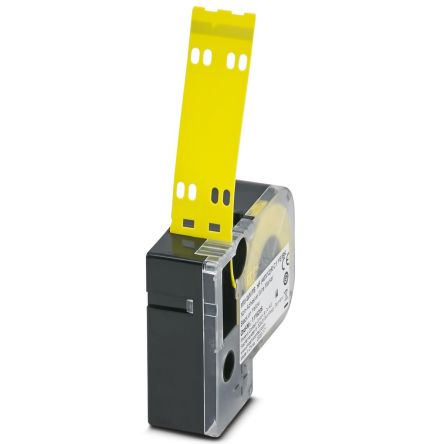 Phoenix Contact MM-WMTB HF (40X12)R C1 YE/BK Cable Tie Cable Marker, Black/Yellow, 6 → 115mm Cable, for , for [1116206]; 233-3458