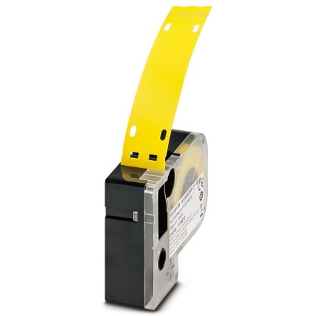 Phoenix Contact MM-WMTB HF (55X25)R C1 YE/BK Cable Tie Cable Marker, Black/Yellow, 6 → 115mm Cable, for , for [1116210]; 233-3461