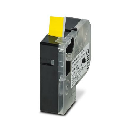 Phoenix Contact MM-EML Black on Yellow Label Printer Tape, 8m Label Length [1116983]; 233-3462
